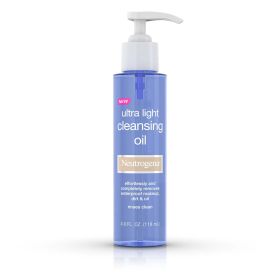 Neutrogena Ultra Light Face Cleansing Oil & Makeup Remover, 4 fl. oz