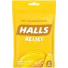 HALLS Relief Honey Lemon Cough Drops, 30 Drops