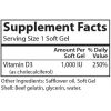 Carlson Vitamin D3 1000 IU, softgels