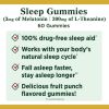 Nature's Bounty Melatonin Sleep Aid Gummies, 3 mg, 60 Count