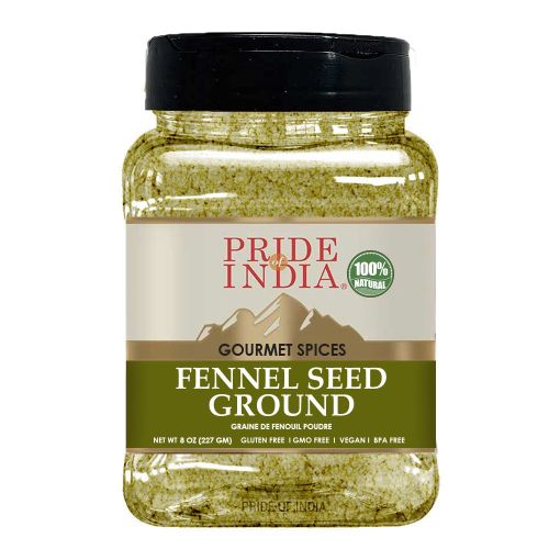 Pride of India – Fennel Seed Ground – Natural & Gourmet Spice – Perfect Addition to Tea/Drinks/ Roast/Rubs/Bakes/ - Cooling Properties – Easy Pride of India – Fennel Seed Ground – Natural & Gourmet Spice – Perfect Addition to Tea/Drinks/ Roast/Rubs/Bakes/ - Cooling Properties – Easy